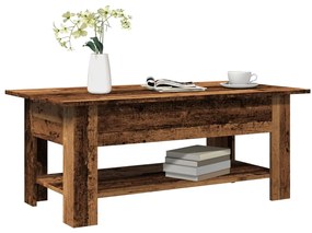 Tavolino Da Salotto Legno Antico 102x55x42 Cm Legno Multistrato /