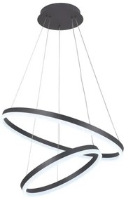 Lampadario a sospensione con filo LED dimmerabile LED/70W/230V 3000-6500K + telecomando