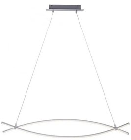 JUST LIGHT. 15382-55 - Lampadario LED a sospensione con filo MAJA 2xLED/8,4W/230V cromo