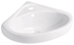 Lavabo Angolare 31,5 Cm Alice Ceramica "Sleepy" Bianco Lucido