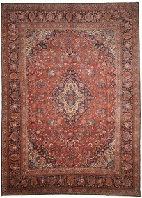 Kashan Tappeto persiano 460 x 340 Rosso (Iran) Annodato A Mano