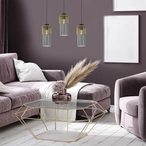 Lampadario a sospensione con filo GLAM 3xE27/60W/230V