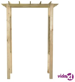 vidaXL Pergola / Arco da Giardino 150x60x204 cm in Legno Impregnato