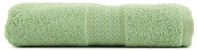 Asciugamano verde in puro cotone, 50 x 90 cm - Foutastic