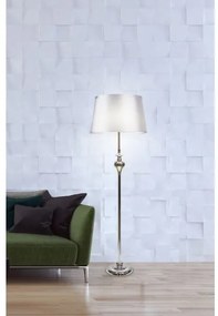 Lampada da terra PRIMA 1xE27/60W/230V argento/cromo lucido