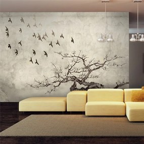 Fotomurale  Flock of birds  Colore Beige, Dimensioni e Misure 200x154