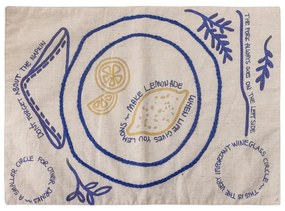 Tovaglietta in misto lino 33x48 cm Limone - Bloomingville