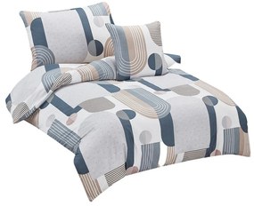 Set copripiumino e federa in microsatinato per letto singolo 3 pezzi 140x200 cm Beryl – My House