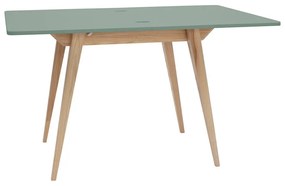 Tavolo da pranzo pieghevole con piano verde 65x90 cm Envelope - Ragaba