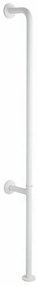 Maniglione di sicurezza verticale in acciaio 180 cm bianco
