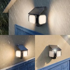 Philips -LED Applique solare da parete con sensore ZYREN LED/24,5W/3,7V 2600 mAh 3000K IP65