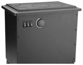 Extol - Caminetto elettrico a LED con riscaldamento LED/1800W/230V 40,6x35,5 cm