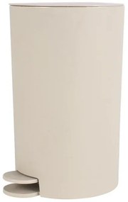 Pattumiera bagno 3 Lt beige con apertura a pedale Orbix