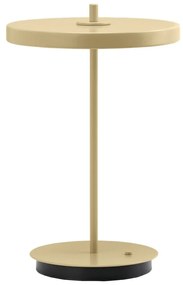 Lampada da tavolo LED giallo chiaro in metallo con paralume in metallo (altezza totale 31 cm) Asteria Move – UMAGE