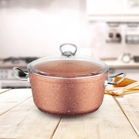 Pentola in alluminio con coperchio 3 l Classic - Güral Porselen