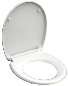 Schütte 82300-A - Sedile per WC BIANCO con chiusura SoftClose in Duroplast