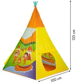 Tenda Teepee, casa indiana per bambini 100 x 135 cm