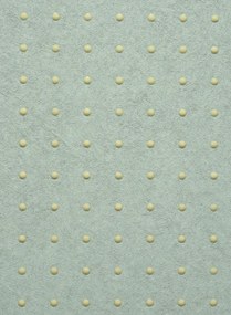 Arte International Carta da parati Dots - 31018 - Slightly Greyed English Green
