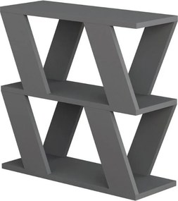 Tavolino da Soggiorno Laterale 57x60x22 cm in MDF Lazena Antracite...