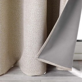 Tenda oscurante beige 140x260 cm Crepuscule - douceur d'intérieur