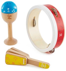 Set percussioni di tre pezzi per bambini
