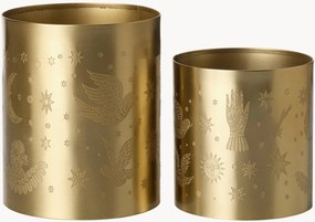 Set di 2 portacandele Poetic