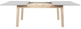 Tavolo moderno allungabile rovere grigio cm 90 x 160 -240