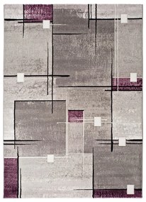 Tappeto grigio e viola , 200 x 290 cm Detroit - Universal