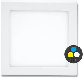 Ecolite LED-CSQ-CCT/25W/BI - Plafoniera LED RAFA 25W/230V bianco