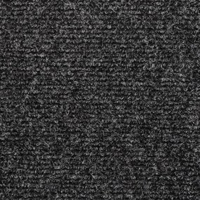 Tappetini per Scale Tessuto Agugliato 15 pz 65x21x4 cm Grigi