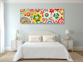 Stampa su tela – Astrazione di fiori