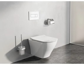 Ravak X01457 - Pulsante di scarico UNI 24,7x16,5 cm bianco