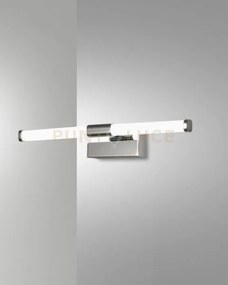 Ago applique cromo da specchio a led 3000k - 8w - 480 lm l.33,5cm ip44