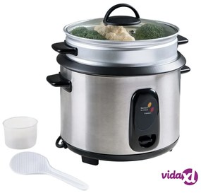 Livoo Cuociriso e Vaporiera per 10 Persone 1,8 L 700 W Argento