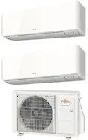 Climatizzatore Condizionatore Fujitsu Dual Split Inverter serie KM 12+12 con AOYG18KBTA2 R-32 Wi-Fi Integrato 12000+12000