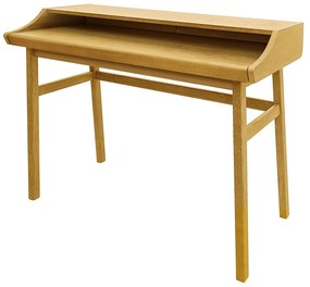 Scrivania in stile segreteria con effetto rovere 44x115 cm Carteret – Woodman