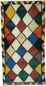 Gabbeh Tappeto persiano 70x140 (Iran) Annodato A Mano