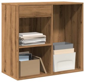 Armadietto Per Cosmetici Rovere Artigianale 80x40x75 Cm /