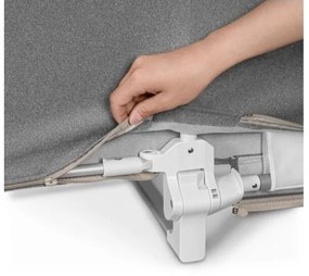 Lionelo - Barriera di sicurezza per letti LORA grigio scuro