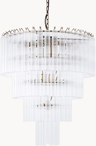 Lampadario grande in vetro Janae
