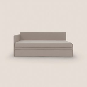 Durini Divano duplex con doppio letto in tessuto simil cotone impermeabile T13 panna