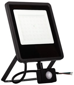 Proiettore da esterno a LED con sensore LED/50W/230V 4000K IP65 nero