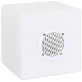 Lampada CUBO a LED con speaker 20&#215;20 cm