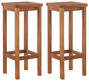 Set da Bar per Giardino 3 pz in Legno Massello di Acacia