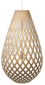 Koura Lampada a Sospensione H100 Bianco 1 Lato - David Trubridge