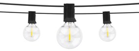 Catenaria SOLARE 10 Lampadine LED 05W Bianco Caldo - 5.5m Colore Bianco Caldo 2.700K