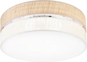 Plafoniera LED SIRJA BOHO LED/36W/230V Ø 45 cm beige/crema