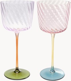 Set di 4 bicchieri da vino Twist