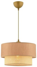 Lampadario a sospensione con cavo ECHO 1xE27/60W/230V beige