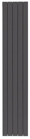 Radiatore acqua calda PRODIGE SUPERIOR in alluminio, 5 elementi, interasse 2000 mm, ardesia/slate-grey